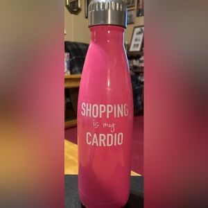 Bath & Body Works 17 oz Shopping Is My Cardio Insulated Water Thermos Bottle